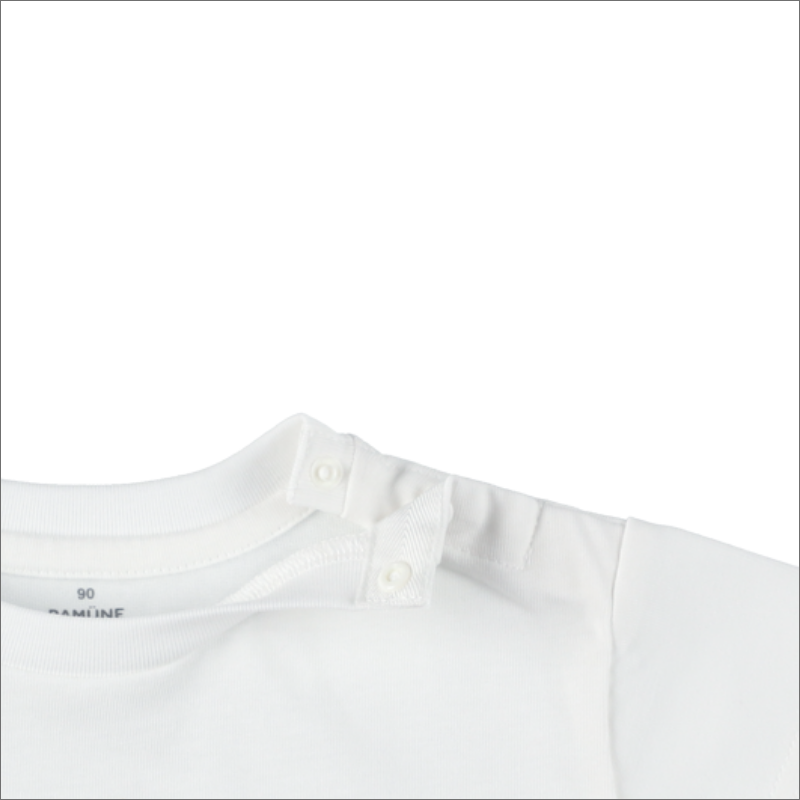 タグなし仕様 首元|RAMÜNE キッズTシャツ
