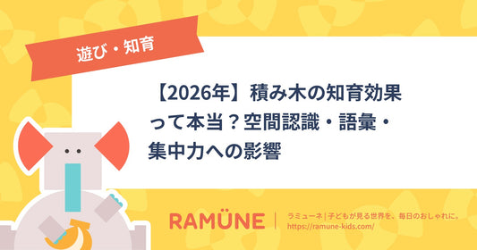 【2026年】積み木の知育効果って本当？空間認識・語彙・集中力への影響