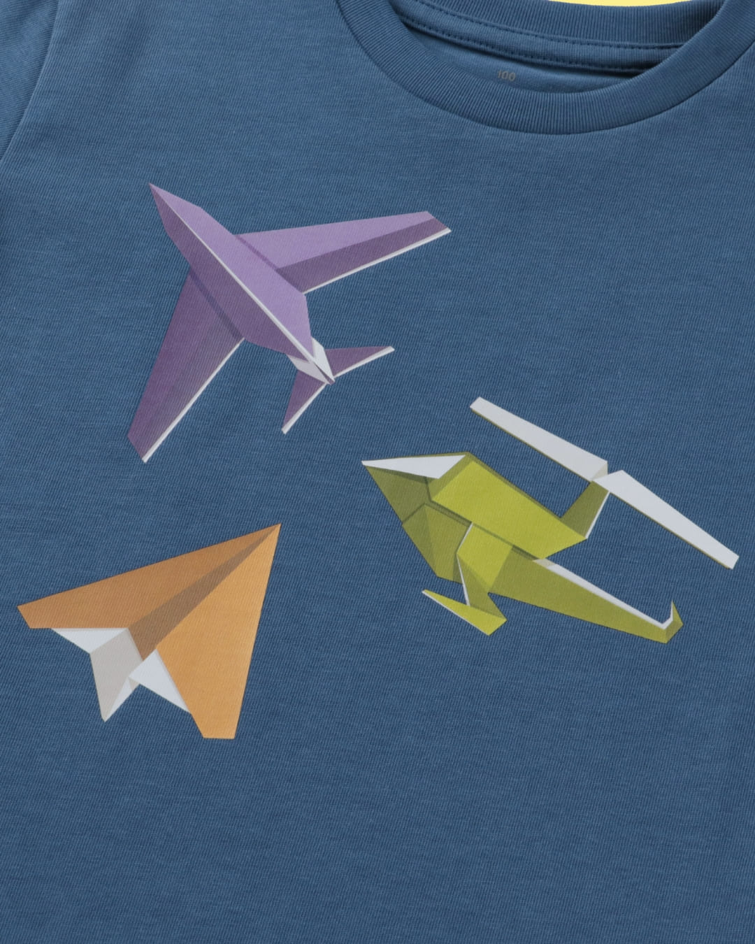 飛行機柄キッズTシャツ（ORIGAMI AIR） 商品写真2｜RAMÜNE
