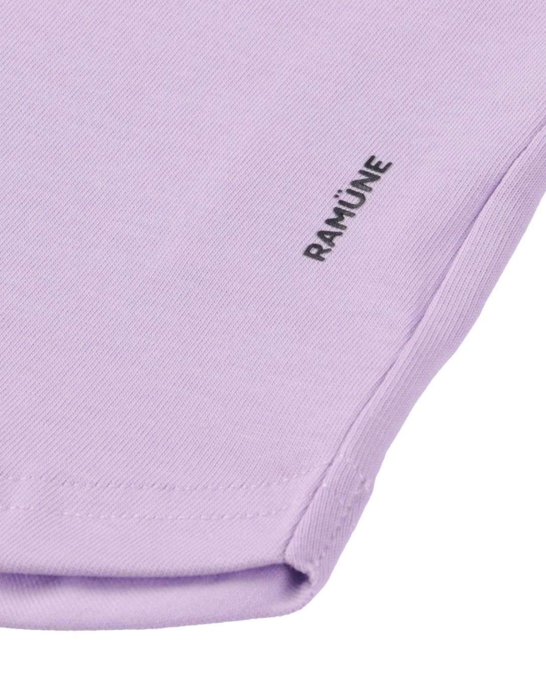 RAMÜNEロゴ刺繍 袖｜キッズTシャツ