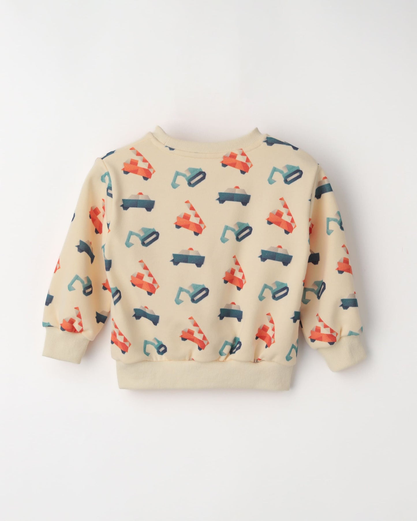 ORIGAMI WORK CAR [CREAM] プリント柄アップ｜RAMÜNE
