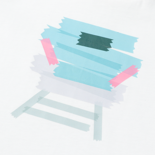 TAPE TRAIN [GREEN] プリント柄アップ｜RAMÜNE